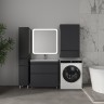 Тумба напольная STYLELINE "Атлантика 80", Люкс Плюс графит с раковиной Атлантика 80  