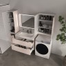 Тумба подвесная STYLE LINE "Марелла 90" (2 ящ.) Люкс Плюс антискрейтч карамель с раковиной Марелла Люкс 900х400  