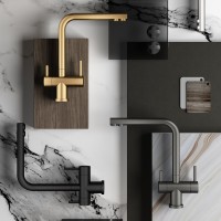 Смеситель Splenka для кухни с подключением к фильтру питьевой воды S70.61.06 Черный