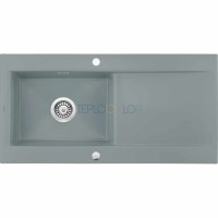 Керамическая мойка, 1-чаша с осушкой