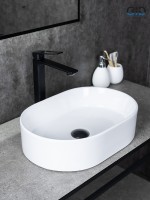 Раковина Gid N1330 51239 накладная белая 46.5x32x12