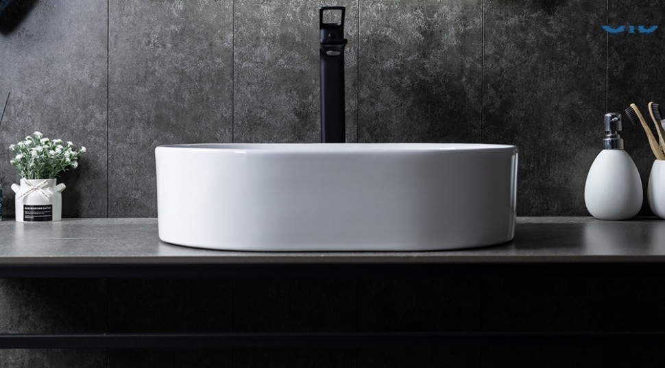 Раковина Gid N1330 51239 накладная белая 46.5x32x12