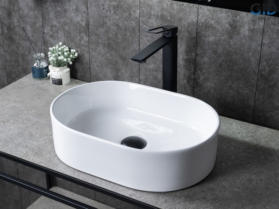 Раковина Gid N1330 51239 накладная белая 46.5x32x12