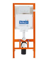 Кнопка смыва BelBagno MARMI BB009-MR-BIANCO, цвет-белый