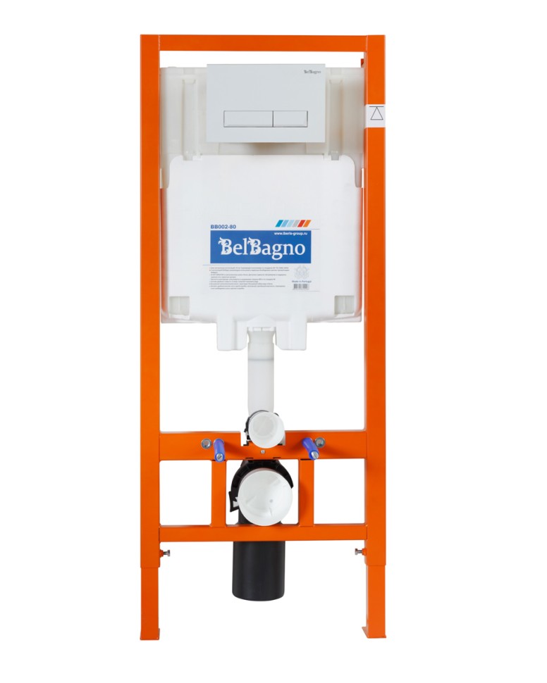 Кнопка смыва BelBagno MARMI BB009-MR-BIANCO, цвет-белый