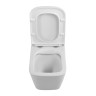 Унитаз подвесной безободковый с сиденьем BelBagno DUE BB3103CHR/SC