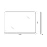 Зеркало BelBagno SPC-CEZ-1000-700-LED-TCH