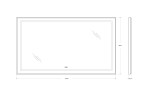 Зеркало BelBagno SPC-KRAFT-1400-800-LED-TCH-WARM