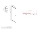 Душевой уголок Garda VSS-1G8012CLB, 1200*800, черный, стекло прозрачное