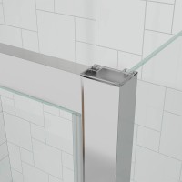 Душевой угол Veconi Ottimo P20SP CH, 1100х1000х1900 хром, стекло прозрачное