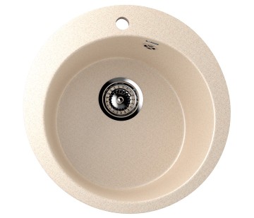 Кухонная мойка из искусственного камня Uperwood Симпл (Simple) UPD-304-328, бежевая