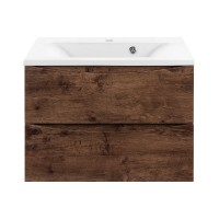 База под раковину Mia 650 подвесная, 2 выкатных ящика soft close, R.Wood