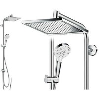 Душевая система Hansgrohe Crometta E 240 1jet Showerpipe Reno EcoSmart 27289000 хром
