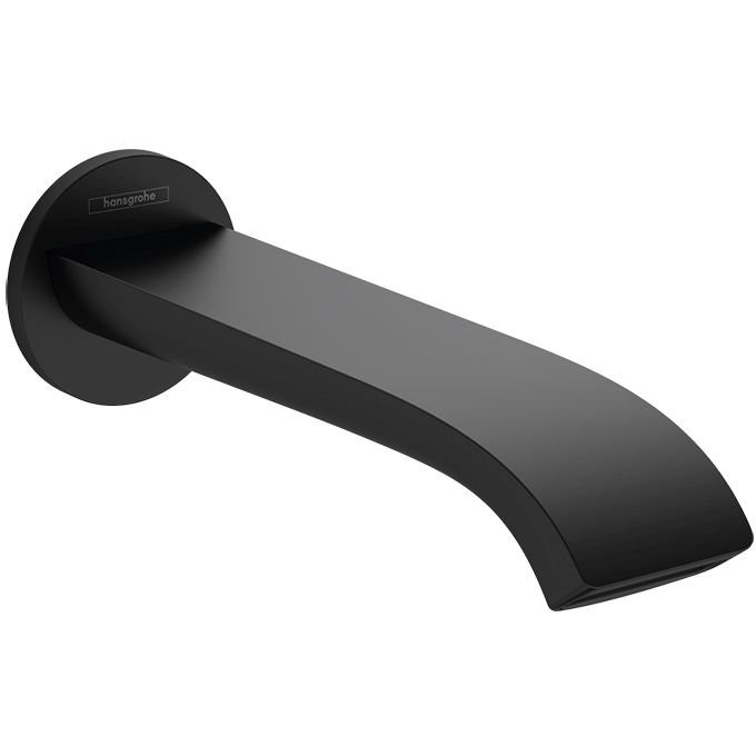 Излив Hansgrohe Vivenis для ванны, настенный, цвет: матовый черный 75410670