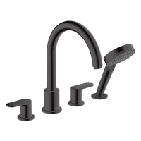 Смеситель Hansgrohe Vernis Blend на борт ванны 71456670 черный