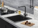 Смеситель для кухни SKALEN, антрацит, Sk213020-401(AN), Paulmark