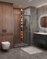 Душевая дверь CEZARES MOLVENO-BF-1-160-C-GM-IV