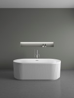 Ванна акриловая Vincea VBT-709-1700, 1700*800*585, цвет белый, щелевой перелив, слив белый