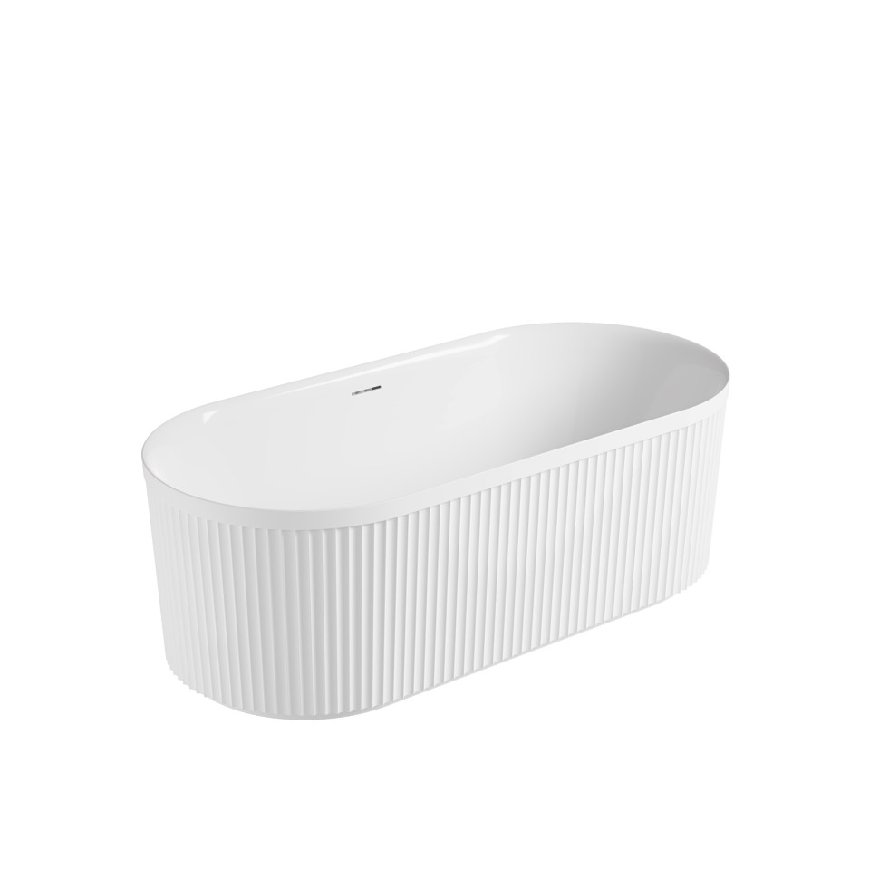 Ванна акриловая Vincea VBT-709-1700, 1700*800*585, цвет белый, щелевой перелив, слив белый