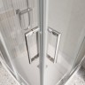 Душевой уголок BelBagno LUCE-AH-2-100/80-C-Cr