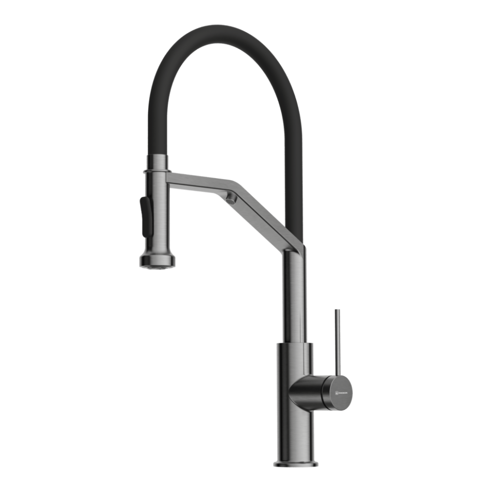 Смеситель для кухни Omoikiri Makkari 2 Plus-SB-GM-BL латунь/вороненая сталь/черный