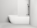 Ванна пристенная угловая SOFIA CORNER R 170x85  покраска по RAL полностью S-Sense Глянцевое