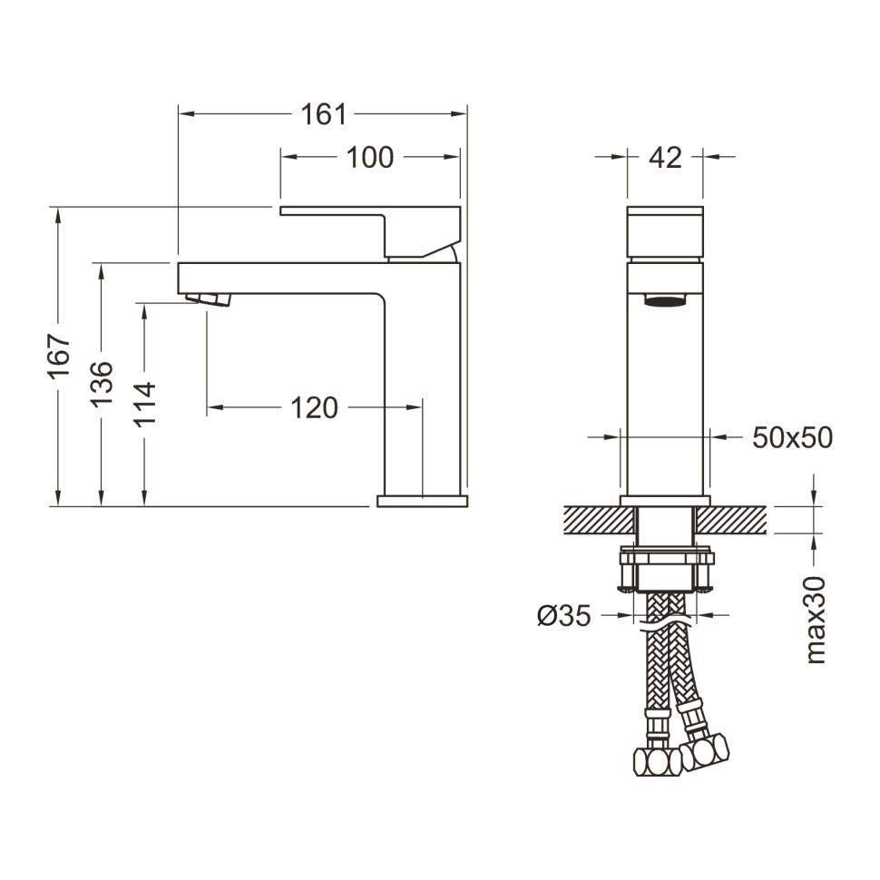 Смеситель для раковины Timo Selene 2061/16F белый матовый