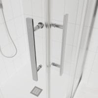 Душевой угол Veconi Evo 300 CH, 1000х900x1950, хром, прозрачное стекло