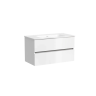 Тумба подвесная SANCOS Urban 890х450х550, c двумя ящиками оснащенными доводчиками, белый глянец , арт. UR90W