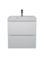 Тумба под раковину для ванной подвесная Uperwood Tanos NEW 50х45х50 см, белая
