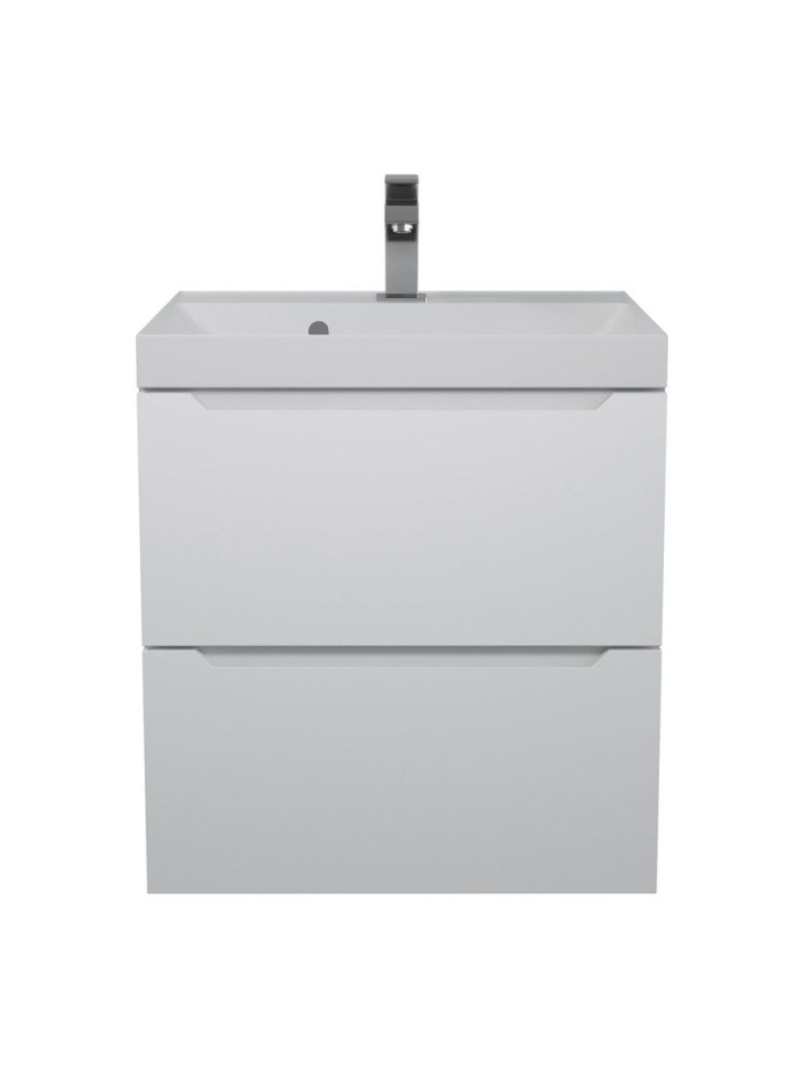Тумба под раковину для ванной подвесная Uperwood Tanos NEW 50х45х50 см, белая