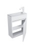 Тумба под раковину для ванной подвесная Uperwood Modul 50х21х60 см, белаяатовая