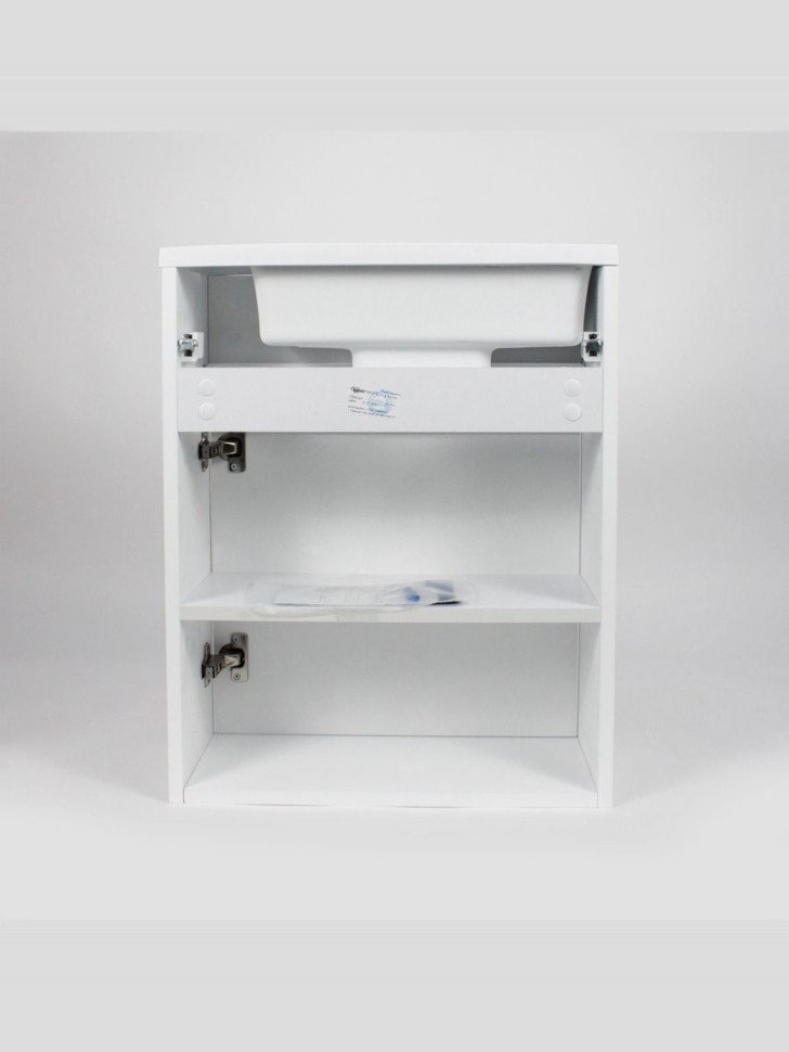 Тумба под раковину для ванной подвесная Uperwood Modul 50х21х60 см, белаяатовая