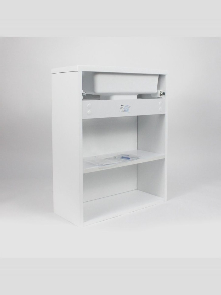 Тумба под раковину для ванной подвесная Uperwood Modul 50х21х60 см, белаяатовая