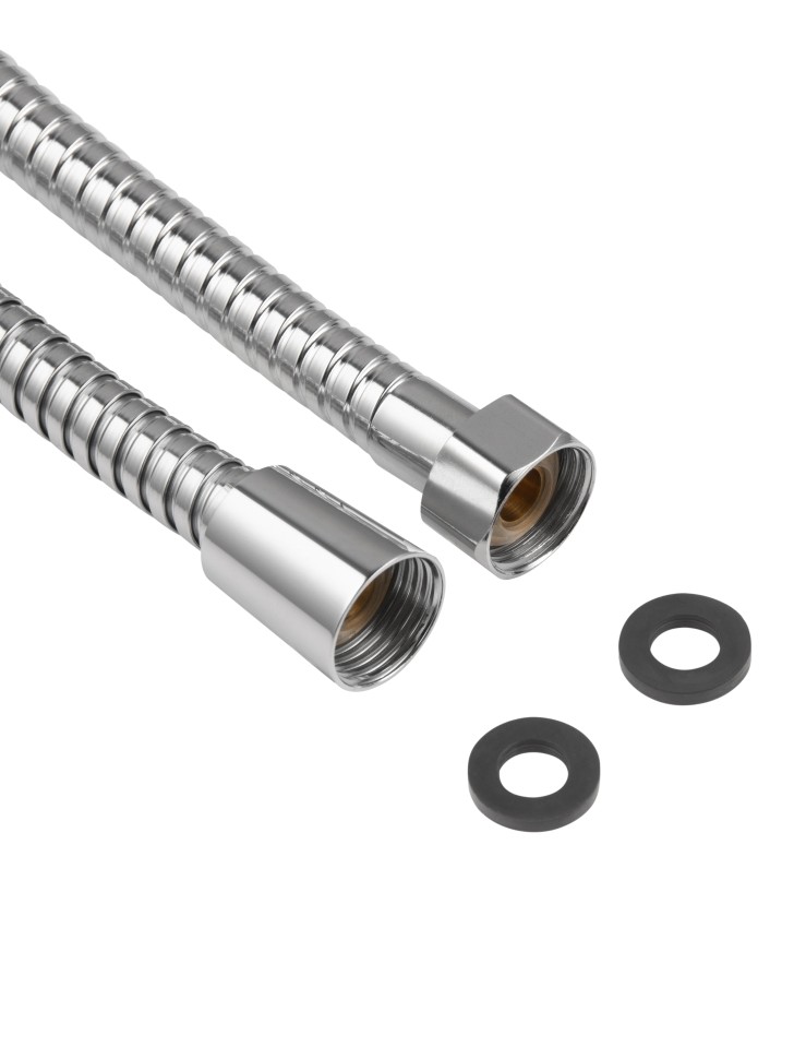 Шланг для душа 1,5 метра, хром, картонный держатель OSGARD AMANT 8013