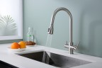 Смеситель для кухни Lange, никель, La214212-NI(BS), Paulmark