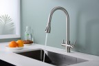 Смеситель для кухни Lange, никель, La214212-NI(BS), Paulmark