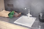 Мойка KANTE 50, IT-GRANIT, PM105152-WH , белый, 510х520, Paulmark