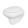 Унитаз Diamond 123T20101R (530*405*375) МАТОВЫЙ БЕЛЫЙ подвесной БЕЗОБОДКОВЫЙ, 1 место