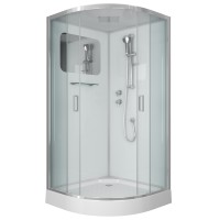 Душевая кабина Niagara Premium NG-6002-01 (100х100х210) низкий поддон(16 см),стекло прозрачное,4 места