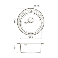 Кухонная мойка Omoikiri Tovada 49-IN нерж. сталь/нержавеющая сталь