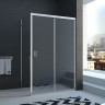 Душевой угол Veconi Rovigo RV-046, 1050х800х1850, хром, стекло прозрачное