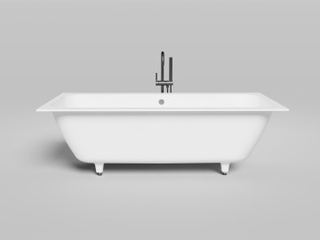 Ванна встраиваемая ORLANDA AXIS 180x80 покраска по RAL полностью S-Stone Матовое