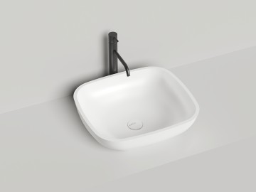 Раковина накладная GLORIA 08 покраска по RAL полностью 495х445х150 S-Sense Глянцевое