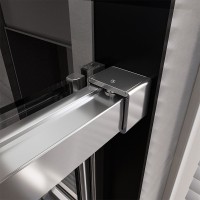 Душевой угол Veconi Premium Trento PTC-SP-40CH, 1300х900x2000, хром, стекло прозрачное