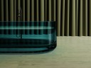 Прозрачная ванна ABBER Kristall AT9708Aquamarin бирюзовая