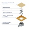 Душевой трап RGW SDR-10Gb
