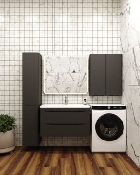 ПШ STYLE LINE "Бергамо мини 600" Люкс антискрейтч черный, PLUS