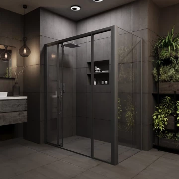Душевой угол раздвижной PR4/L-SP-180100-01-GR-C4