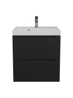 Тумба под раковину для ванной подвесная Uperwood Tanos NEW 50х45х50 см, черная